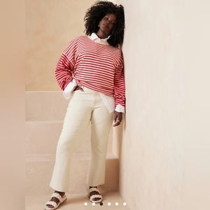 Loft High Rise, Wide Leg Jeans